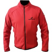 Resim Honda Softshell Ceket Mont Rüzgar Ve Su Geçirmez Kırmızı 