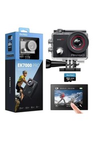 Resim AKASO EK7000 Pro 4K Su Geçirmez Dokunmatik Ekranlı Aksiyon Kamerası With 128GB Microsd Card 