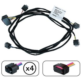 Resim Bmw E60 Arka Park Sensör Tesisatı 61126928366 