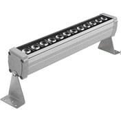 Resim 35 Cm Wallwasher Led Bina Dış Duvar Aydınlatma Beyaz Işık Gri 