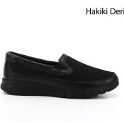 Resim Gönderi R Kadın Siyah Dolgu Taban Hakiki Deri Comfort Ayakkabı Ddza77542224 Siyah 