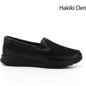 Resim Gönderi R Kadın Siyah Dolgu Taban Hakiki Deri Comfort Ayakkabı Ddza77542224 Siyah 