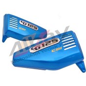 Resim Cg 125 Akü Kapak Takım Mavi 