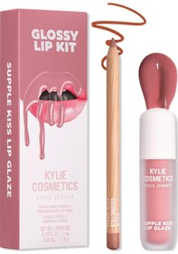 Resim Kylie Glossy Lip Kit Dudak Kalemi Ve Parlatıcı Set Kylie 808 Kylie 