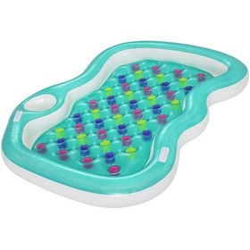 Resim Bestway 2.24m X 1.74m Çift Kişilik Tasarım Deniz Yatağı Çok Renkli 