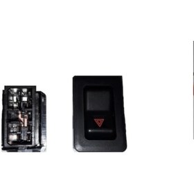 Resim otobalcı Mitsubishi L300 Dörtlü Sinyal Flaşör Düğmesi Anahtarı 1990--1999 