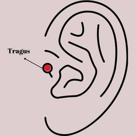 Resim 316l Çelik Gümüş Renk Zirkon Taşlı Sonsuzluk Model Tragus Piercing - Çok Renkli 