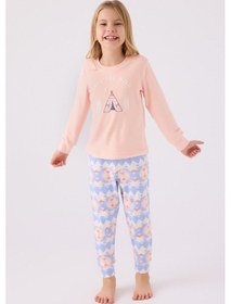 Resim Arnetta Kız Çocuk Pembe Pijama Takımı 5274-45473 Pembe 