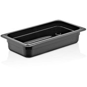 Resim GastroPlast Gn1/3-65 Mm Polikarbon Gastronom Küvet, Siyah 