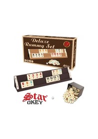Resim Star Deluxe Ahşap Okey Takımı Okey Takımı 