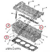 Resim Peugeot Boxer (2020-2023) 2.2 Hdi Silindir Kapak Tapası (Orijinal) 