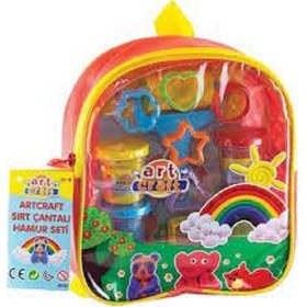 Resim irt Çantalı Hamur Set 2 Asortili Oyun Hamuru 