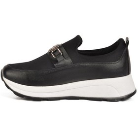 Resim Ayk's 1705 Z Siyah-beyaz Kadın Günlük Ayakkabı Siyah - Beyaz 