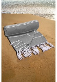 Resim Favora Peştamal Plaj Havlusu 90x140 - Gri 