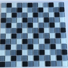 Resim Mutfak Tezgah Arası Kristal Cam Mozaik Kale 61SM3007 23X23 