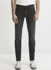 Resim Mavi - Kvnç Mavi Black Duman Gri Jean Pantolon 001070-34804 Antrasit 