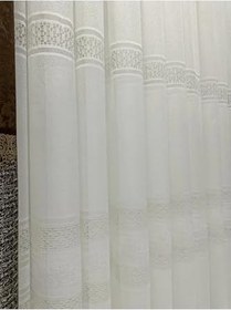 Resim Nivemeshome Jewel 1/3 Sık Pileli Tül Perde Apm,Beyaz 100 X 260 