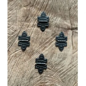 Resim Yonca Dekoratif Mini Tavla ve Kutu Menteşesi Antik Renk 20 Adet 