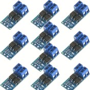 Resim 10 adet DC 5V-36V 15A(Max 30A) 400W Çift Yüksek Güç MOSFET Tetikleme Anahtarı Sürücü Modülü 0-20KHz PWM Ayar Elektronik Anahtar Kontrol Paneli Motor Hız Kontrol Lambası Parlaklık Kontrolü 