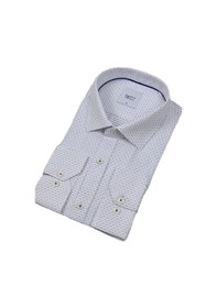 Resim Erkek Klasik Puantiyeli Uzun Kol Gömlek 3706 Bgl-st04395 Lacivert 