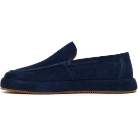 Resim Derimod Erkek Lacivert Süet Deri Casual Loafer 26SFD697510 