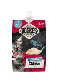 Resim 4 Adet Voskes Cream Ton Balıklı Kedi Ödülü 90gr 