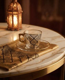 Resim Zaytoon® - Turkish Coffee Set 24-Piece for 12 - Keffiyeh 