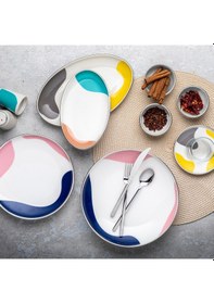 Resim Aryıldız Colorbrush 31 Parça 6 Kişilik Kahvaltı Takımı 