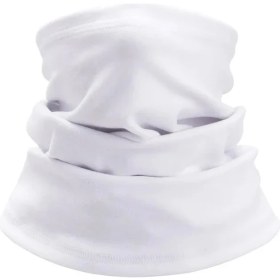 Resim Chaoduo Shop Beyaz Stil Doğa Sporları Binme Eşarp Yüz Maskesi Sihirli Eşarp Kalın Sıcak Polar Eşarp Sonbahar ve Kış (Yurt Dışından) 