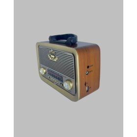 Resim Nostalji Bluetooth Ra Fm Am Sw Ahşap Eskitme Tasarım 