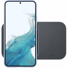 Resim Samsung Uyumlu Ep-p5400t Kablosuz Hızlı Şarj Cihazı Ikili 15w Siyah Samsung Türkiye Garantili siyah 