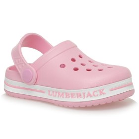 Resim lumberjack Devon 3fx Pembe Kız Çocuk Sabo Terlik 