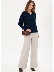 Resim U.S. Polo Assn. Kadın Taş Loose Fit Triko Pantolon 50293068-VR049 