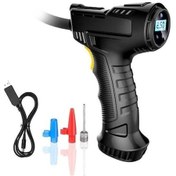 Resim Top Şarjlı Pompası Jzcat Hava Dijital Czk Bisiklet Araba Un 