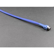 Resim MM Sata III Data Kablosu 180-180 Mavi Sleeved 