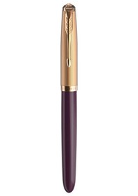 Resim Parker 51 Premium Gt Dolma Kalem 18K F Uç Mürdüm 2123516 
