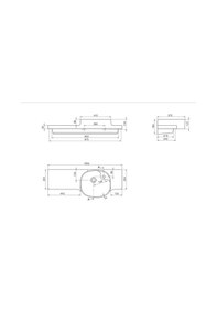 Resim Harmony Etajerli Lavabo 100 37,5 Cm 