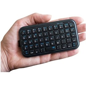 Resim Taşınabilir Mini Bluetooth Klavye Şarjlı Kablosuz Klavye 