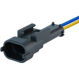 Resim Enjektör Soketi Dişi 2 Pin Kablolu 