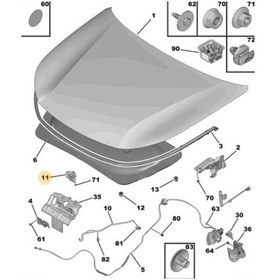 Resim 408 Motor Kaput Açma Dili 9834494180 
