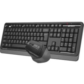 Resim Hello Papana A4 Tech FG1035 Gri Q mm 2.4g Kablosuz Klavye Mouse Set 