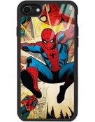 Resim Spoyi Iphone 7 - 8 Spider-man Örümcek Adam Tasarımlı Glossy Telefon Kılıfı 