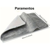 Resim Willowhaven Kışın Sıcak Hediyesi - Usb Elektrikli Battaniye - Gri 50x30cm - Kış Keyfi 