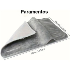 Resim Willowhaven Kışın Sıcak Hediyesi - Usb Elektrikli Battaniye - Gri 50x30cm - Kış Keyfi 