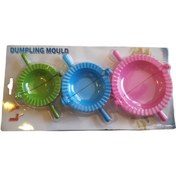Resim TEKNO İSTANBUL 3'lü Renkli mantı kalıbı (Pembe: 13cm Mavi: 12cm Yeşil: 11cm) 