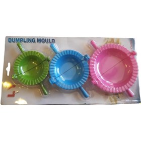 Resim TEKNO İSTANBUL 3'lü Renkli mantı kalıbı (Pembe: 13cm Mavi: 12cm Yeşil: 11cm) 