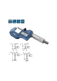 Resim Dasqua 0-25mm Dijital Boru Mikrometresi Ip65 0.001mm 4400-0020 