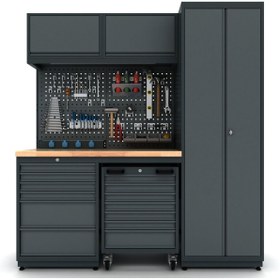 Resim İdeal Ekipman 1.8 Metre Modüler Çalışma Tezgahı İE.36.18.06 