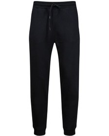 Resim Siyah Regular Fit Yandan Cepli Pamuklu Eşofman Altı Siyah790 