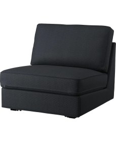 Resim IKEA Antrasit Konforlu Kanepe - Yataklı Tekli Koltuk 